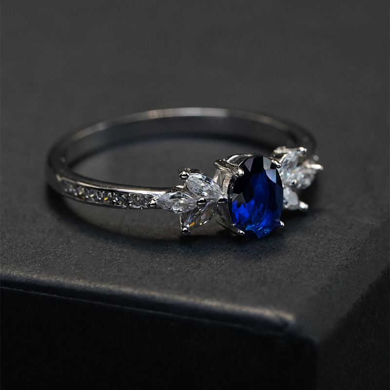 Blue Oval Ring