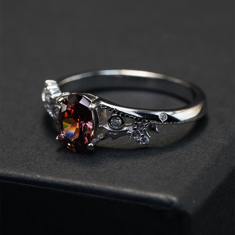 Solitaire Oval-Cut Ring