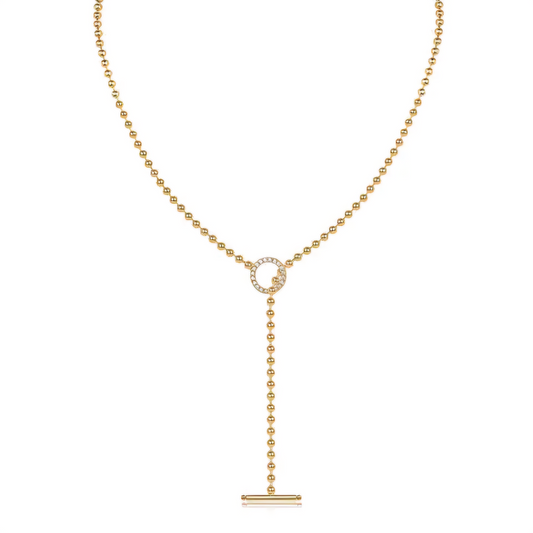 Y Moissanite Necklace