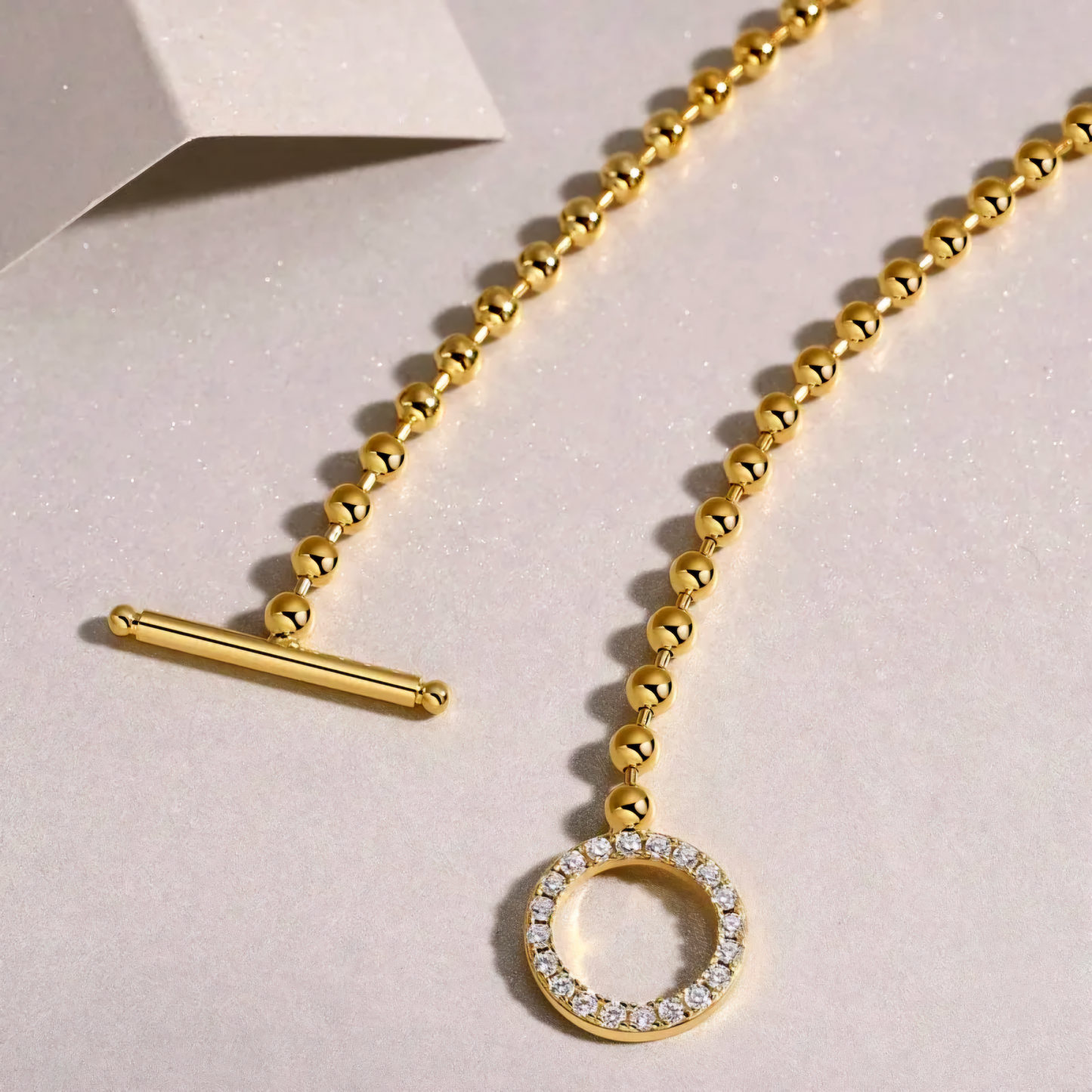 Y Moissanite Necklace