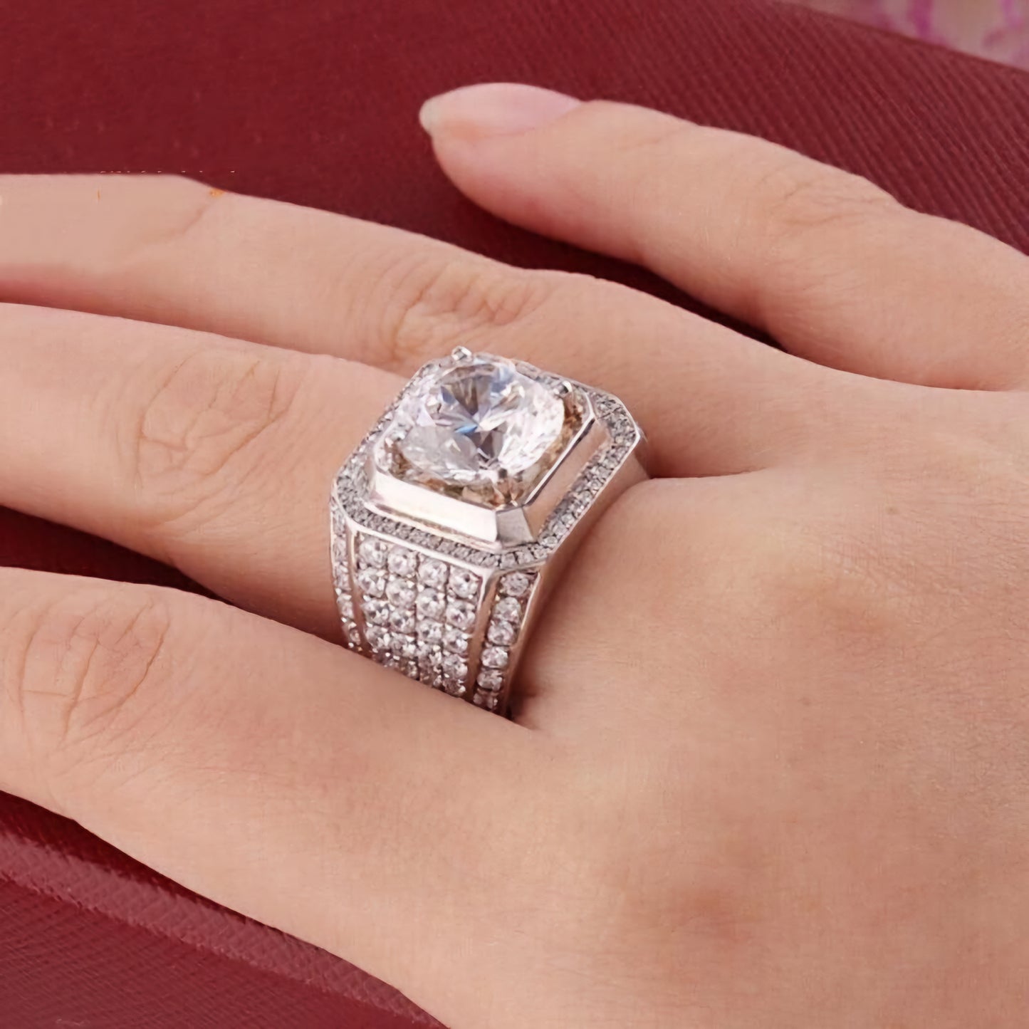 Moissanite Ring