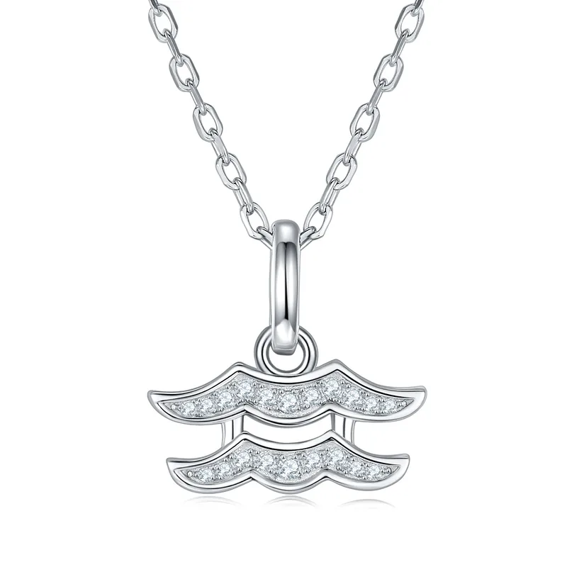 Sterling Silver Zodiac Sign Necklace
