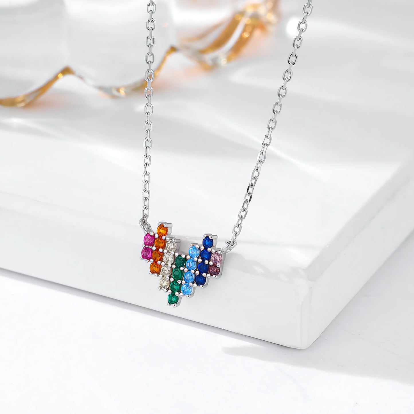 Heart-shaped necklace