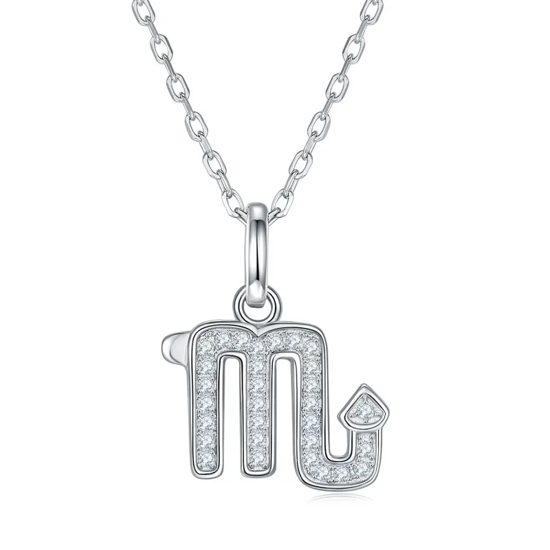 Sterling Silver Zodiac Sign Necklace
