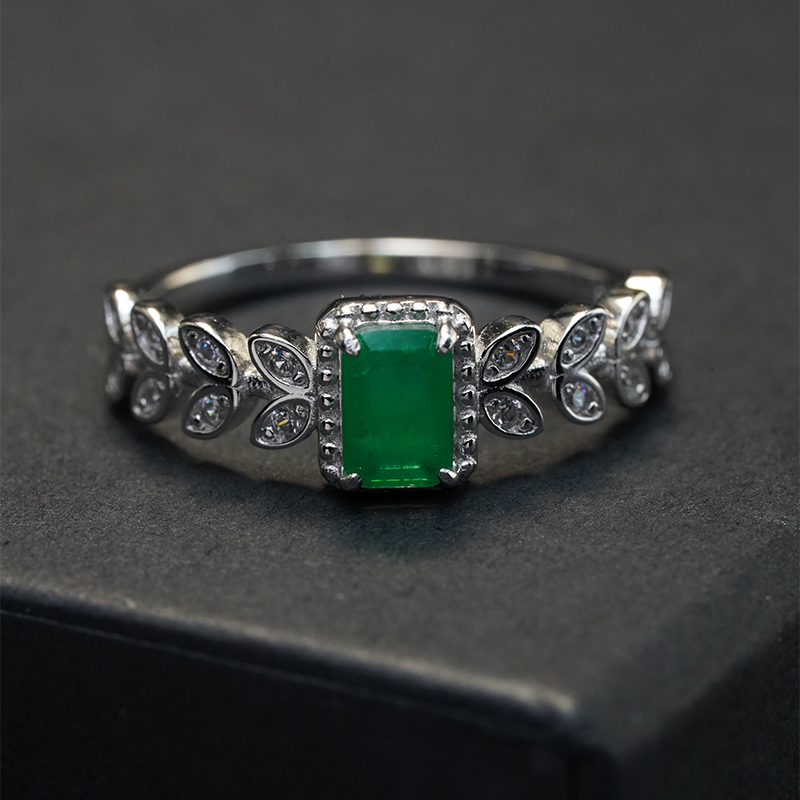 Spring Radiant-Cut Ring