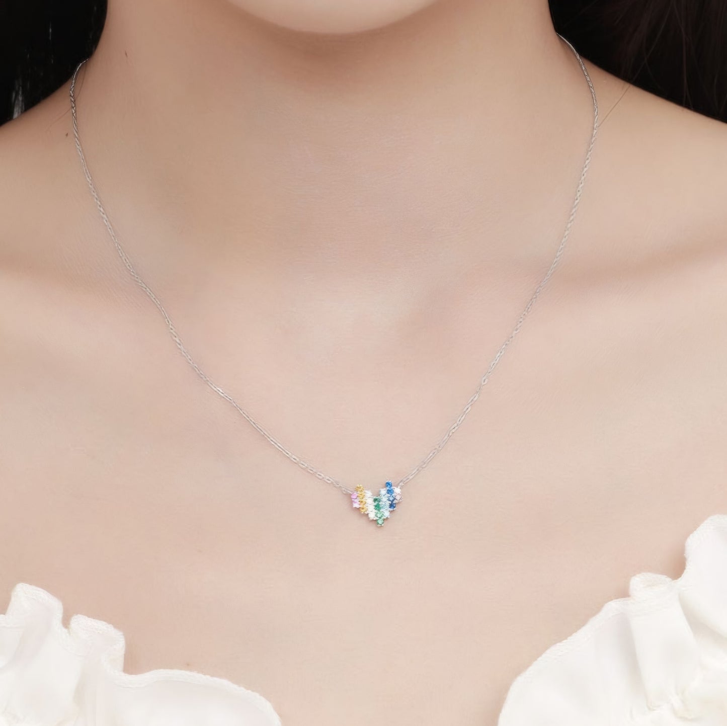 Heart-shaped necklace