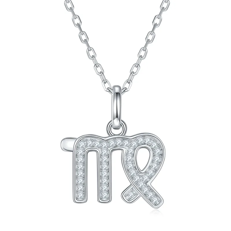 Sterling Silver Zodiac Sign Necklace