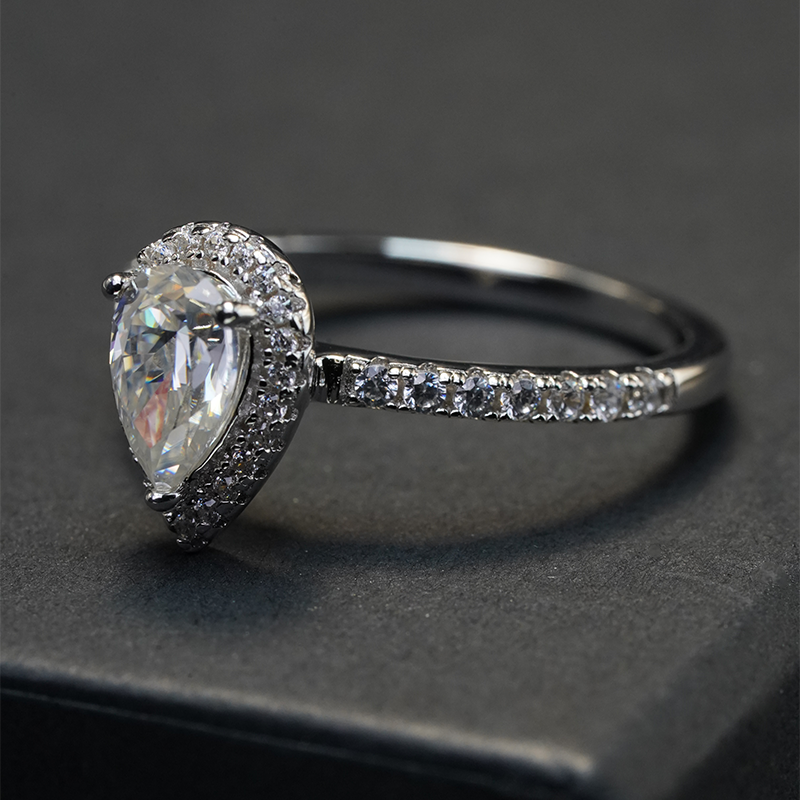 Pear-Cut Engagement Ring